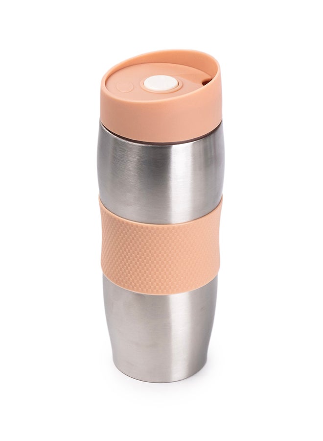 نيسان قدح مصنوع من الستانلس ستيل سعة 380 مل فضي / أحمر - Image 3