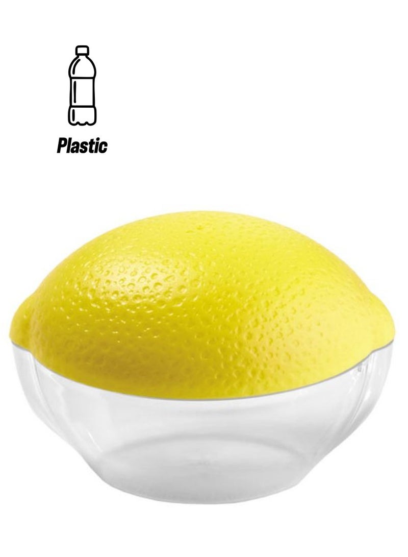 Snips Plastic Lemon Saver Yellow/Clear 11.7x8.5x8.2cm - Image 1