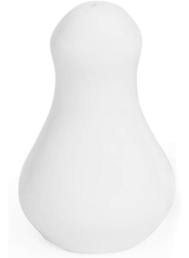 Sunnex Orion Whiteware Porcelain Pepper Shaker, 8.5cm, White White 8.5cm - Image 3