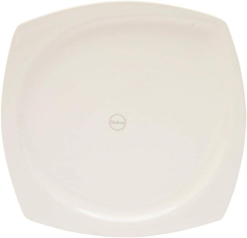 Tendance's Tendance Shallow Porcelain Dinner Plate, White, 10inch, JX52-A001-03 White 10inch - Image 1