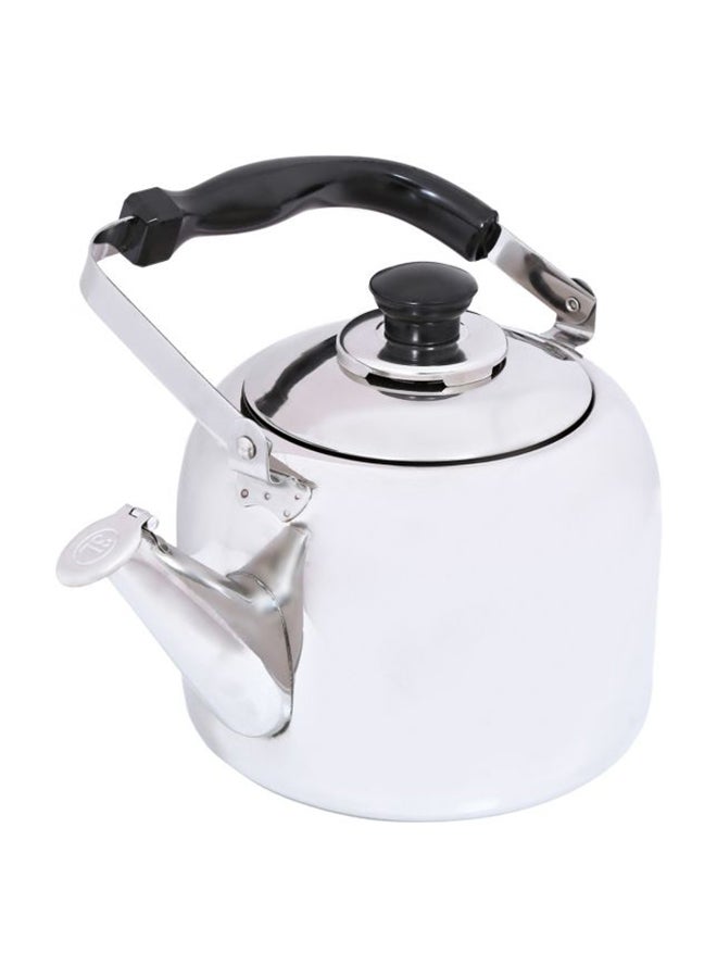 غلاية شاي من الإستانلس ستيل سعة 3 لترات أسود/ فضي - Image 2