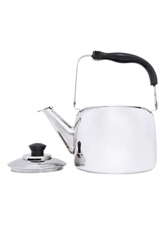 غلاية شاي من الإستانلس ستيل سعة 3 لترات أسود/ فضي - Image 3