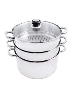 Wilson 3 Level Steamer Silver 28cm  - Image 1