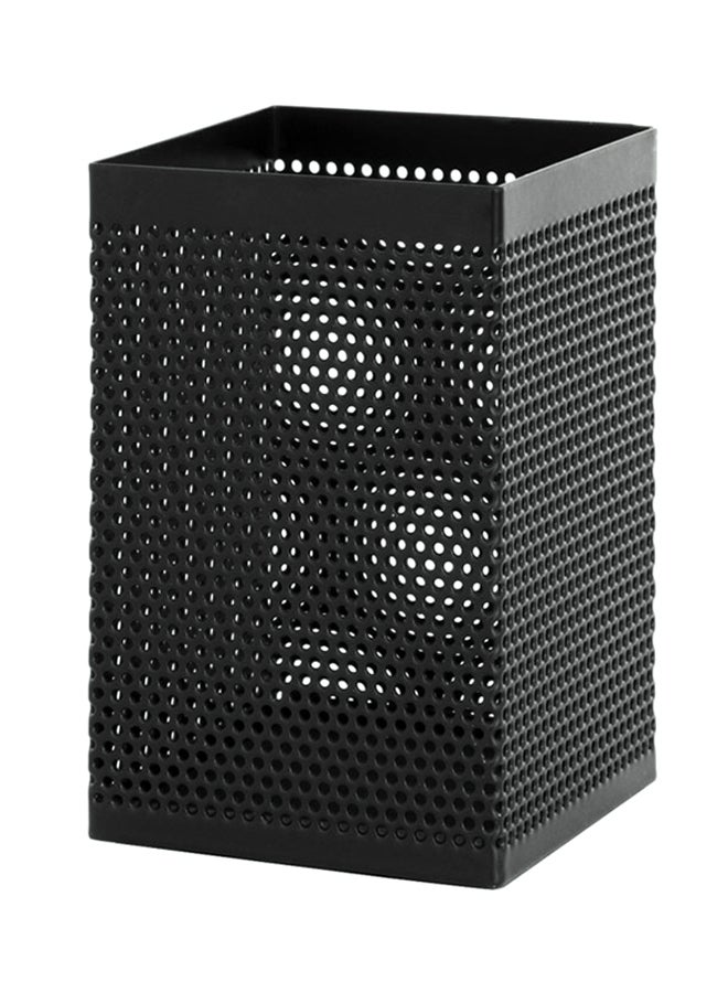 ديلي حامل أقلام حبر جاف على شكل مربع شبكي أسود - Image 1