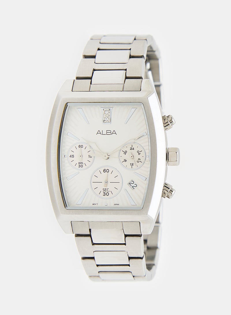Alba Women's Stainless Steel  Chronograph Watch AT3697X  - Image 1
