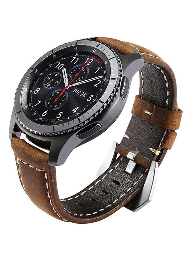 Samsung Replacement Watch Strap For Samsung Gear S3A Frontier Brown - Image 3