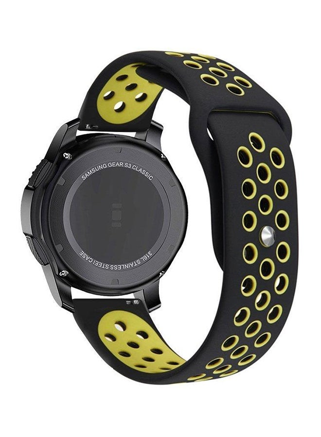 Samsung Replacement Band For Samsung Gear S3A Frontier/Classic Yellow - Image 2