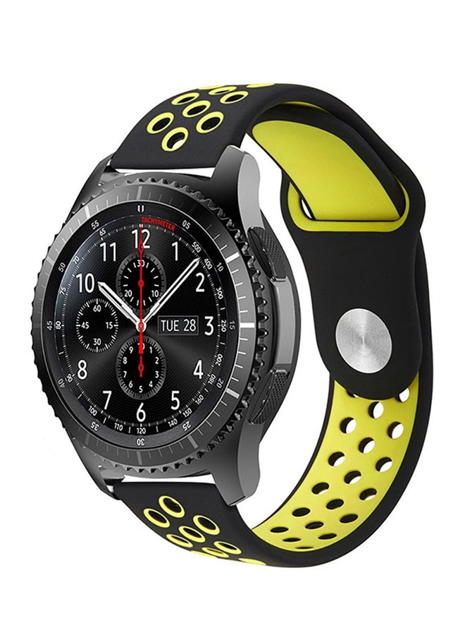 Samsung Replacement Band For Samsung Gear S3A Frontier/Classic Yellow - Image 3