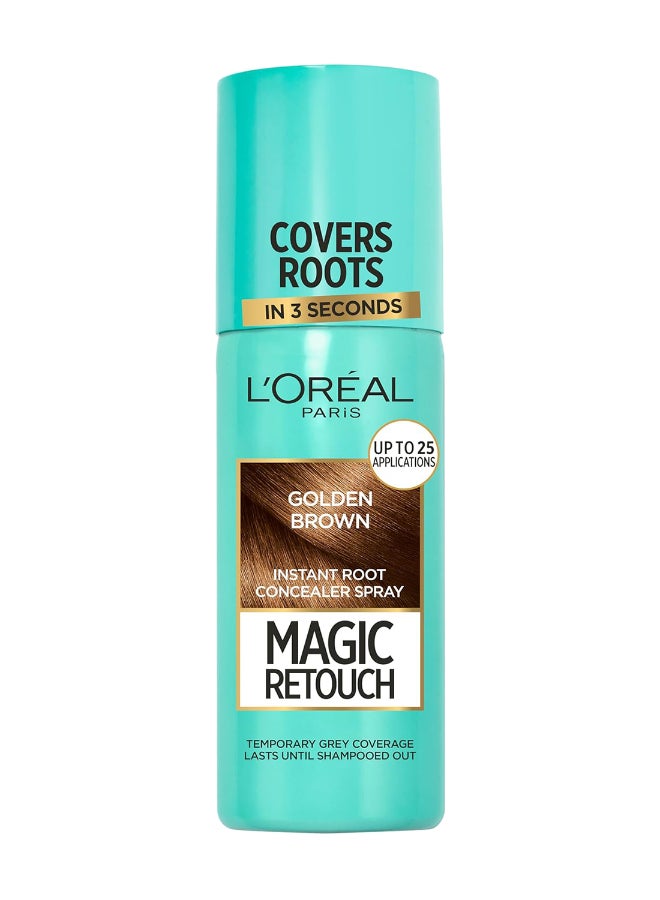 لوريال باريس بخاخ ماجيك ريتاتش الفوري لإخفاء لون جذور الشعر بني ذهبي 75ملليلتر - Image 1