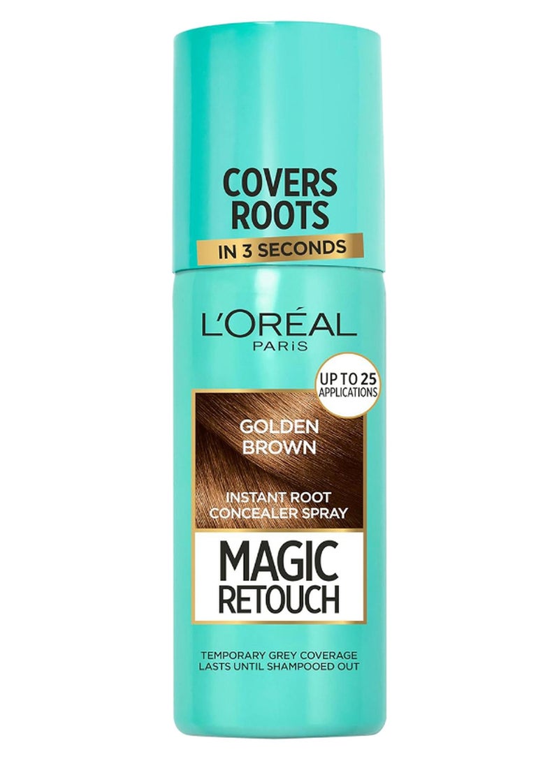 L'OREAL PARIS Magic Retouch Instant Root Concealer Spray Golden Brown 75ml - Image 1