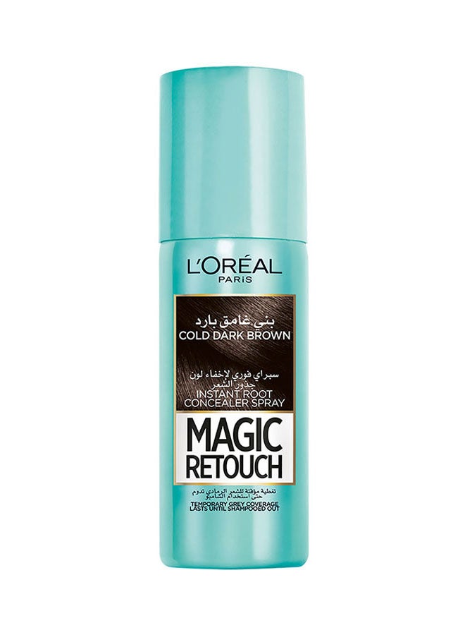 L'OREAL PARIS Magic Retouch Instant Root Concealer Spray Cold Dark Brown 75ml - Image 1