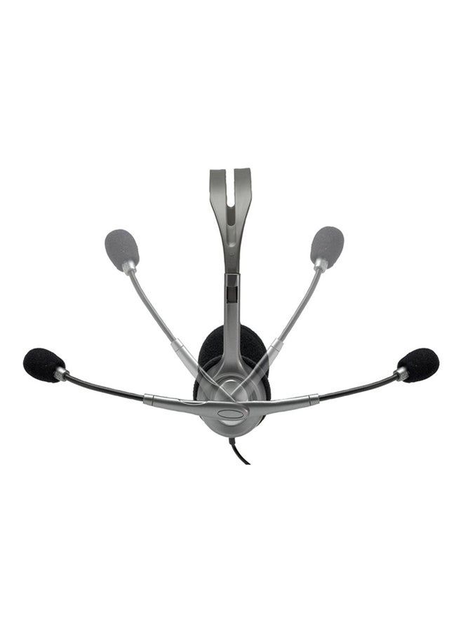 Logitech Stereo Headset H110 with Noise Cancelling Microphone - Bulk Packaging - 3.5mm Dual Plug Wired Headset - Image 3