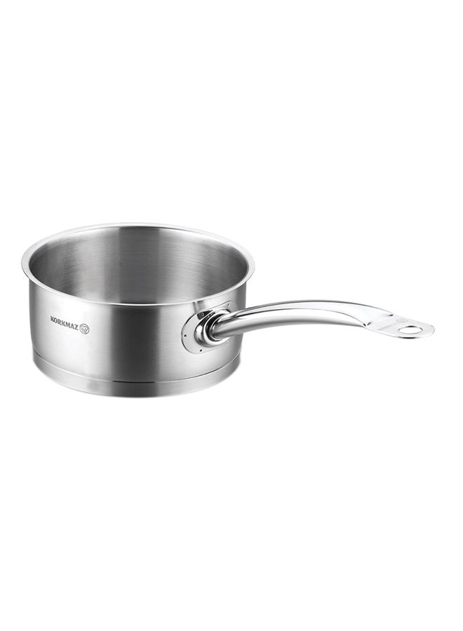 Korkmaz Proline Satin Sauce Pot Silver 20x9cm - Image 1