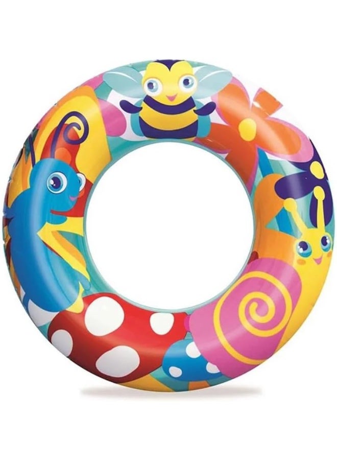 Bestway Designer Kids Swim Ring 56cm - Image 1