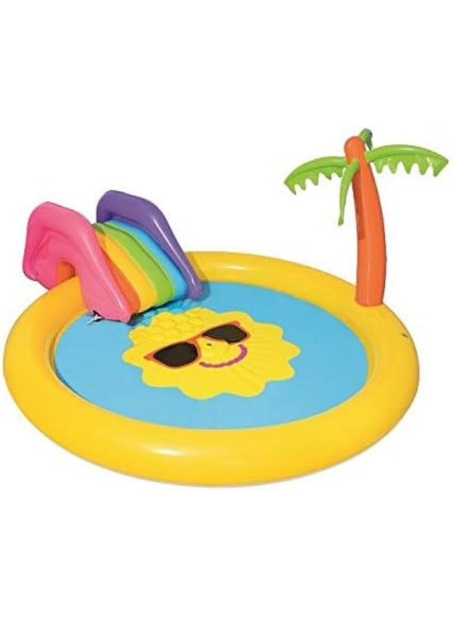 Bestway 2.37m x 2.01m x 1.04m Sunnyland Splash Play Pool 237x201x104cm - Image 1