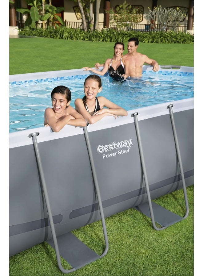 Bestway Power Steel Oval Pool Set 5.49X2.74X1.22 549x122x274cm  - Image 3