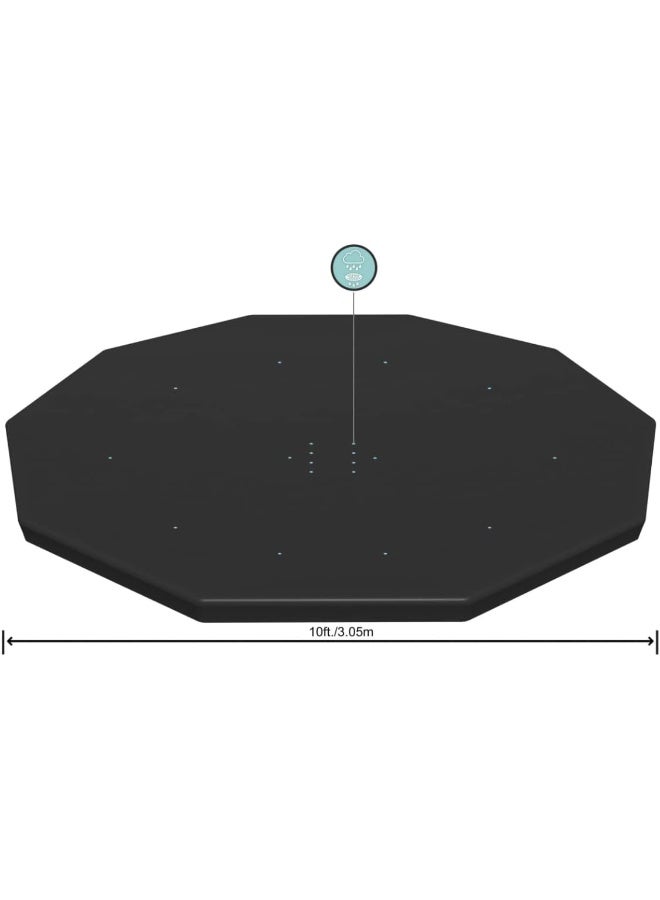 Above Ground Pool Cover | Waterproof Swimming Pool Cover for Round Pools, Multiple Sizes 3.05meter