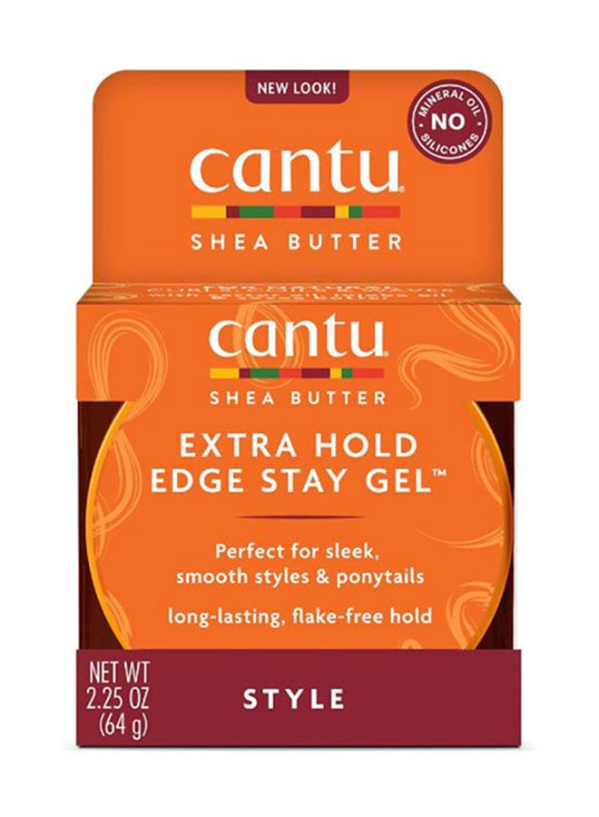 Cantu - Shea Butter Extra Hold Edge Stay Gel 64grams - Image 1