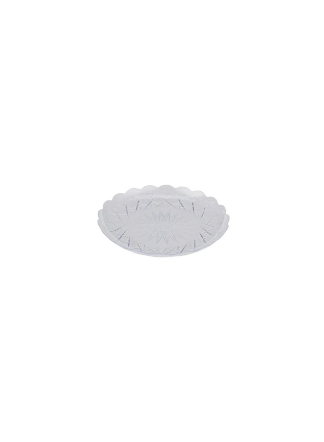 Hotpack 5-Pieces Crystal Plate Clear 24cm  - Image 3