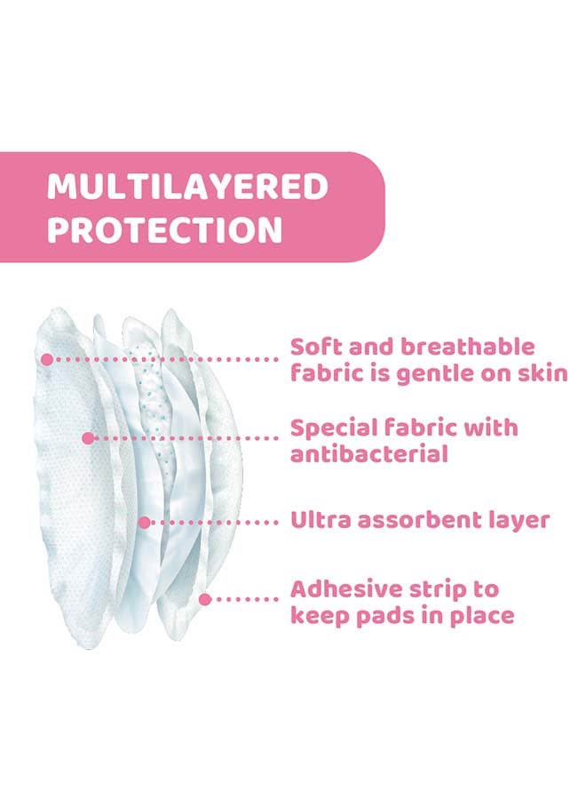 Chicco Breast Pads 60Pcs, White  - Image 4