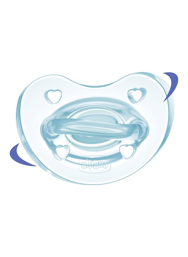 Chicco PhysioForma Soft Silicone Soother 6-16M 1Pc, Light Blue  - Image 5