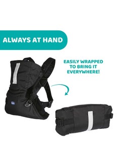 Chicco Easyfit Baby Carrier 0-9Kg, Black Night  - Image 2