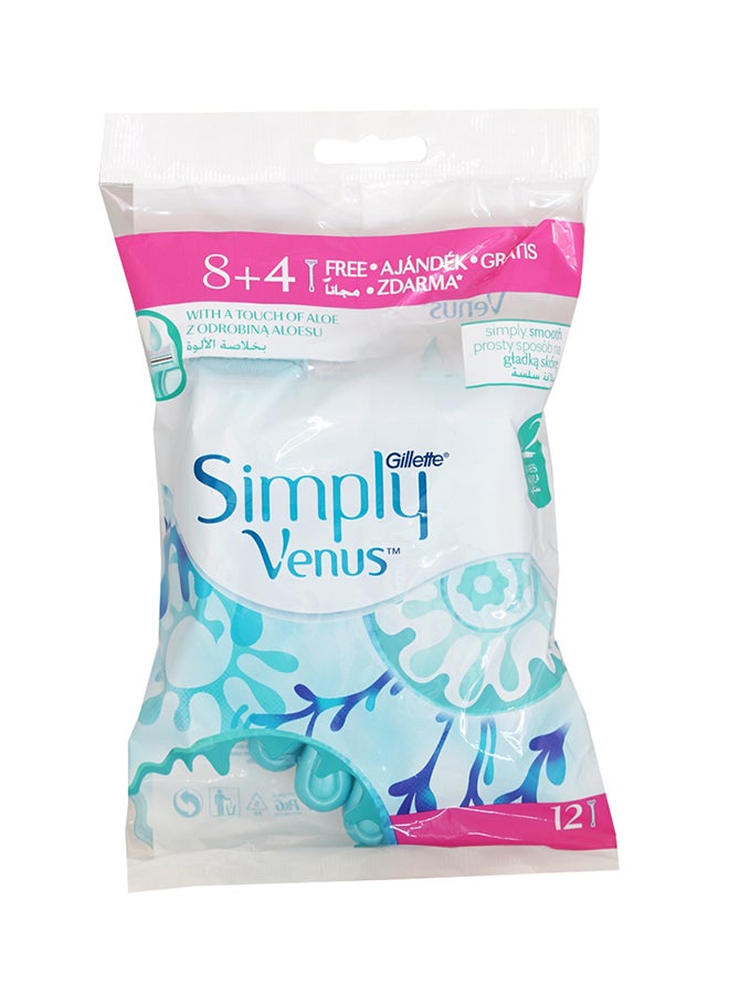 علبة شفرات سيمبلي فينس عدد 12 قطعة