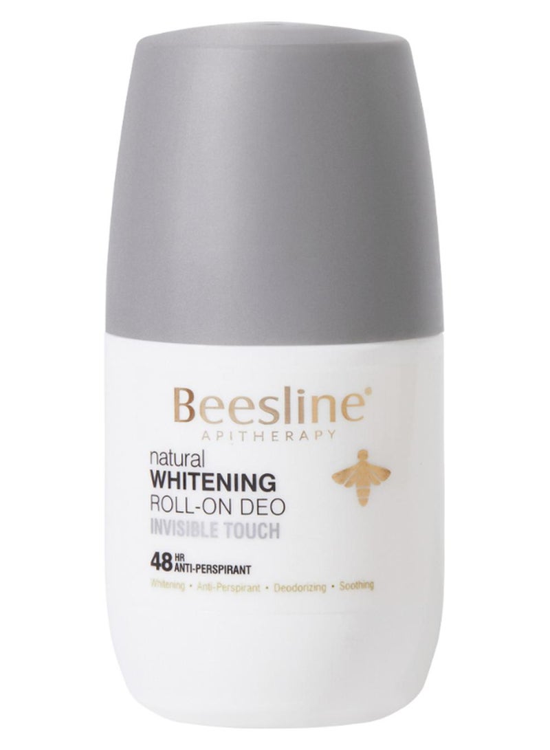 Beesline Invisible Touch Whitening Roll-On Deodorant White 50ml - Image 1