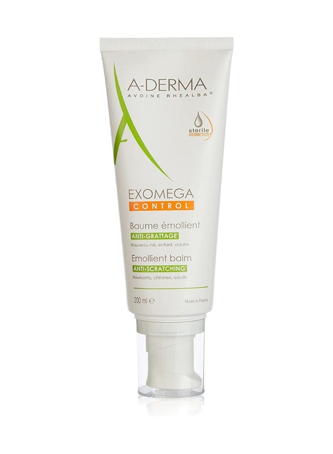 A-DERMA A-Derma Exomega Control Anti-Scratching Emollient Body Balm 210grams  - Image 1
