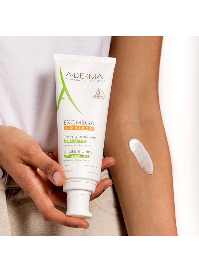 A-DERMA A-Derma Exomega Control Anti-Scratching Emollient Body Balm 210grams  - Image 3
