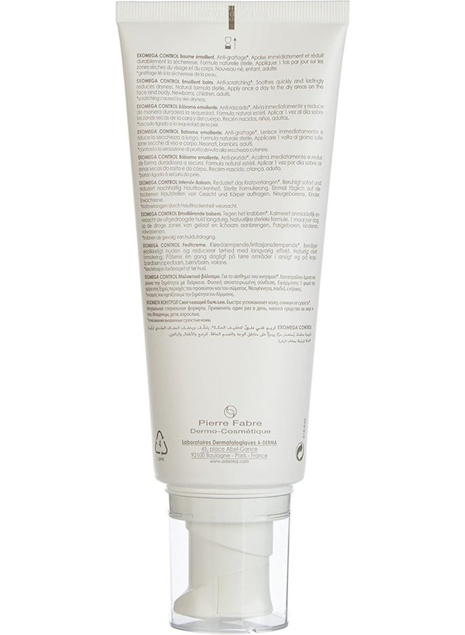 A-DERMA A-Derma Exomega Control Anti-Scratching Emollient Body Balm 210grams  - Image 2