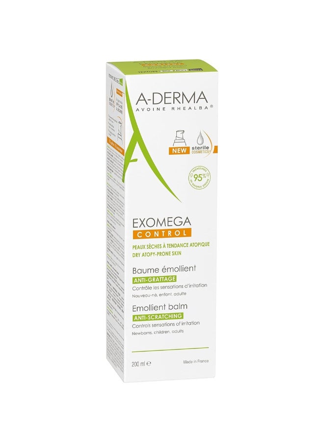 A-DERMA A-Derma Exomega Control Anti-Scratching Emollient Body Balm 210grams  - Image 4