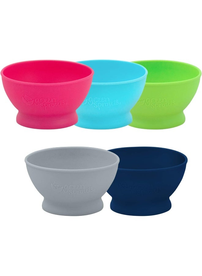 green sprouts - Baby Silicone Feeding Bowl - Image 1