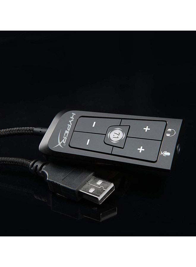 HYPERX Cloud II Gaming Headset for PC & PS4, 53mm Drivers, Virtual 7.1 Surround Sound, Advanced Audio Control Box, HyperX Signature Comfort, Detachable Mic, 3.5mm Cable, Black / Gunmetal | 4P5L9AA - Image 5