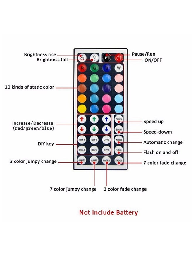 شريط إضاءة مرن مضاد للماء مكون من 300 مصباح LED متعدد الألوان 5متر - Image 2