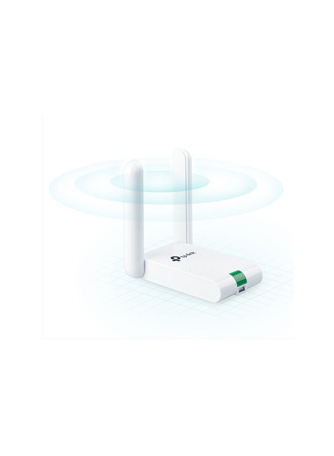 تي بي لينك - محول USB لاسلكي عالي الشدة أبيض - Image 1