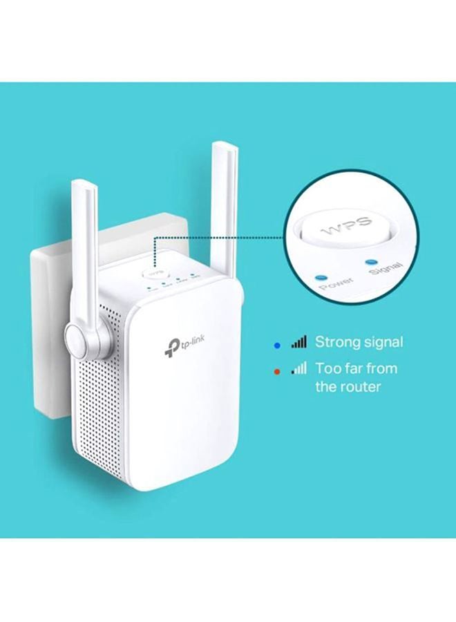 TP-LINK RE305 AC1200 Dual Band Wi-Fi Range Extender | 2.4GHz 300Mbps + 5GHz 867Mbps | IEEE 802.11a/b/g/n/ac | Signal Strength LED | Access Point Mode | Ethernet Port | WPS Button | Tether App Support | Universal Compatibility | Wall-Plug Design | Ideal for Home and Office Use White - Image 4