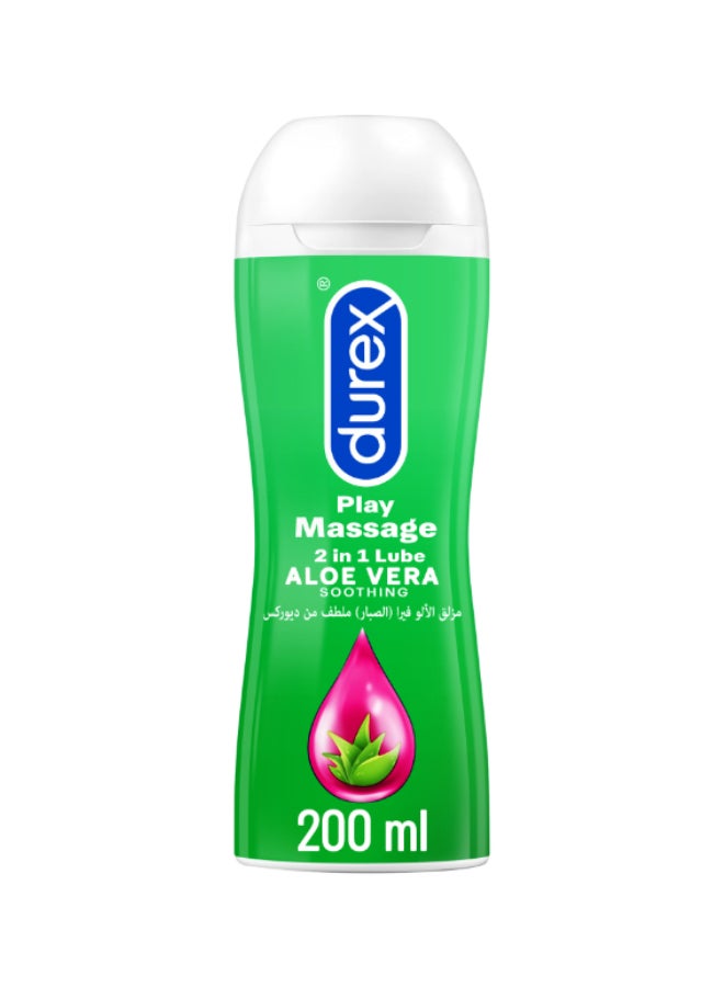 Durex - Play Massage 2 In 1 Lubricant Soothing Aloe Vera, Assorted 200ml - Image 1
