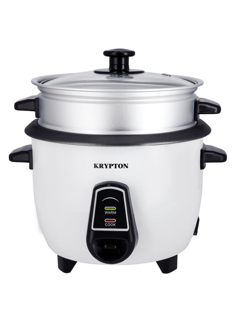 Electric  Rice Cooker 3 in 1 Functions | Non-Stick Inner Pot Automatic Shut Off 1 L 400 W KNRC6055H White/Black