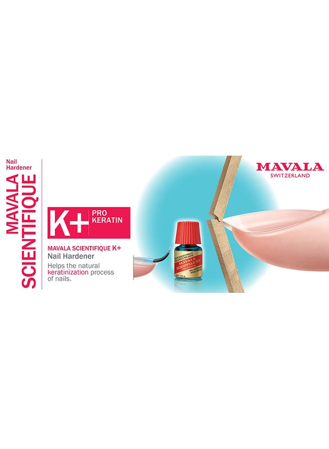 مافالا مقوي أظافر سينتيفيك كيه بلس بالكيراتين أزرق - Image 5