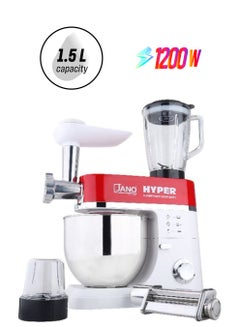 Jano Hyper Countertop Blender 1200W 1.5 L 1200 W JN1213 White/Red  - Image 1