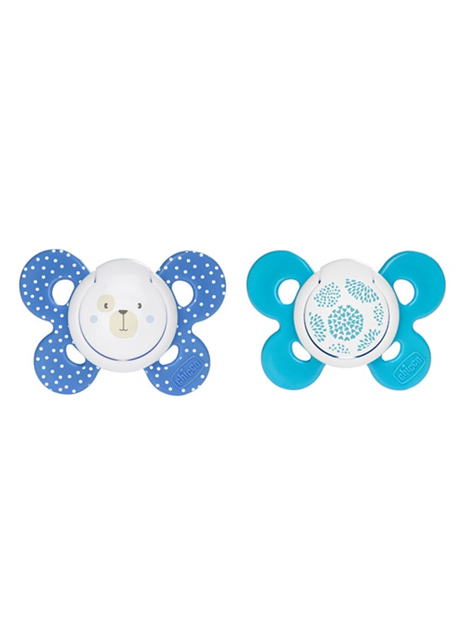 Chicco - PhysioForma Comfort Silicone Soother 6-16M 1Pc, Blue - Image 1