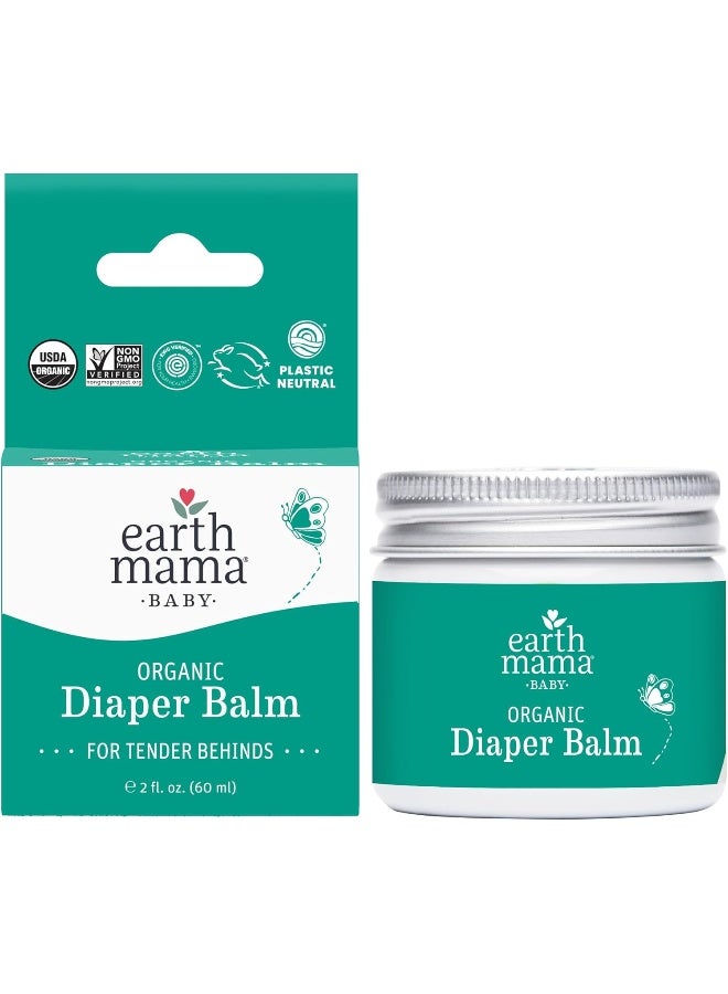 Earth Mama Baby Organic Diaper Balm, 2 fl oz - Image 1