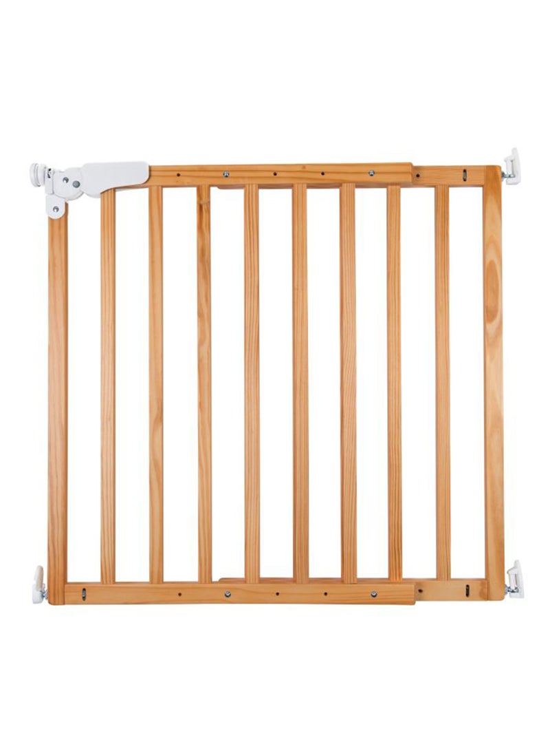 CHILDHOME Maestro Door Stairgate - 73,5 - 104 Cm, Wood - Natural Brown  - Image 1