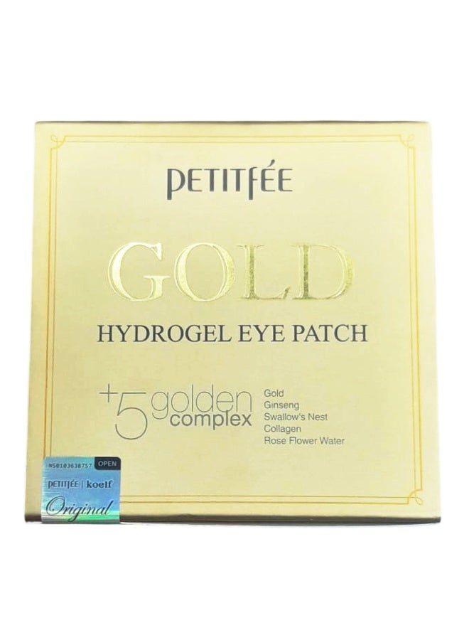 Petitfee Gold Hydrogel Eye Patch, 60 Patches Packaging May Vary Clear 181grams  - Image 1