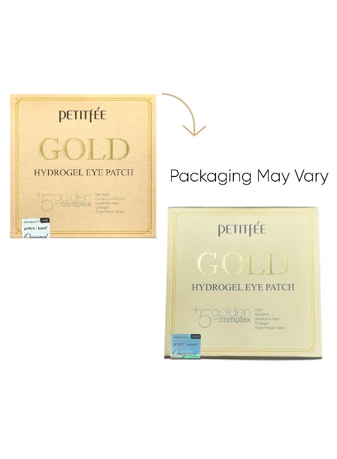 Petitfee Gold Hydrogel Eye Patch, 60 Patches Packaging May Vary Clear 181grams  - Image 2