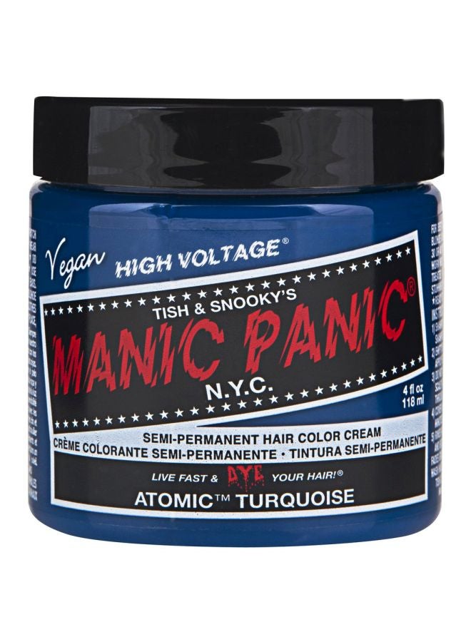 Manic Panic High Voltage Semi-Permanent Hair Color Cream Atomic Turquoise 118ml