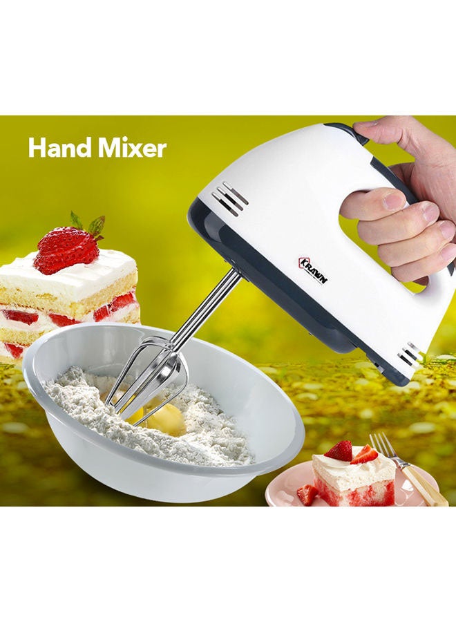 KRAWN 7-Speed Hand Mixer 120 W KW-49001 White - Image 3