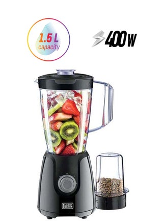 Blender With Grinder Mill 1.5 L 400 W BX430J-B5 Black - pnsku/N21719623A/45/_/1746519935/29916e7e-b0b0-48f3-89ad-e6dc2f1d6985