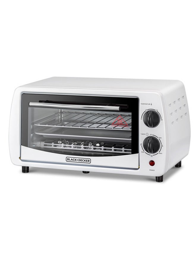 BLACK+DECKER Electric Oven Multifunction With Double Glass For Toasting/Baking/Broiling 9 L 800 W TRO9DG-B5 White - Image 2